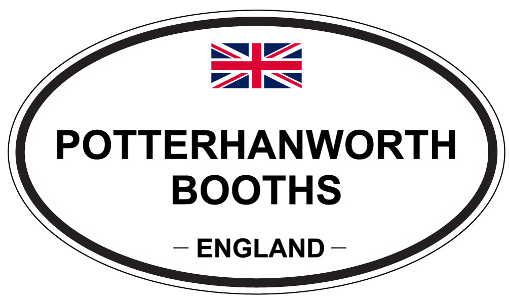 POTTERHANWORTH BOOTHS, England - Oval Magnet