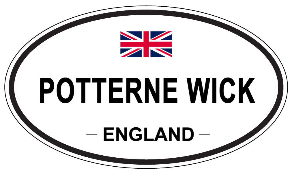 POTTERNE WICK, England - Oval Magnet