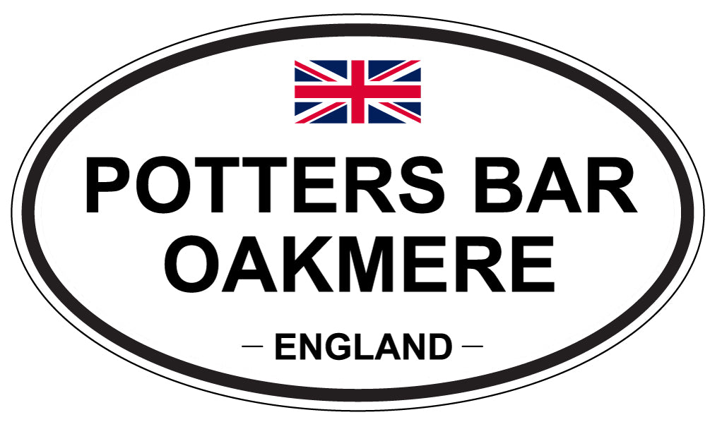 POTTERS BAR OAKMERE, England - Oval Magnet