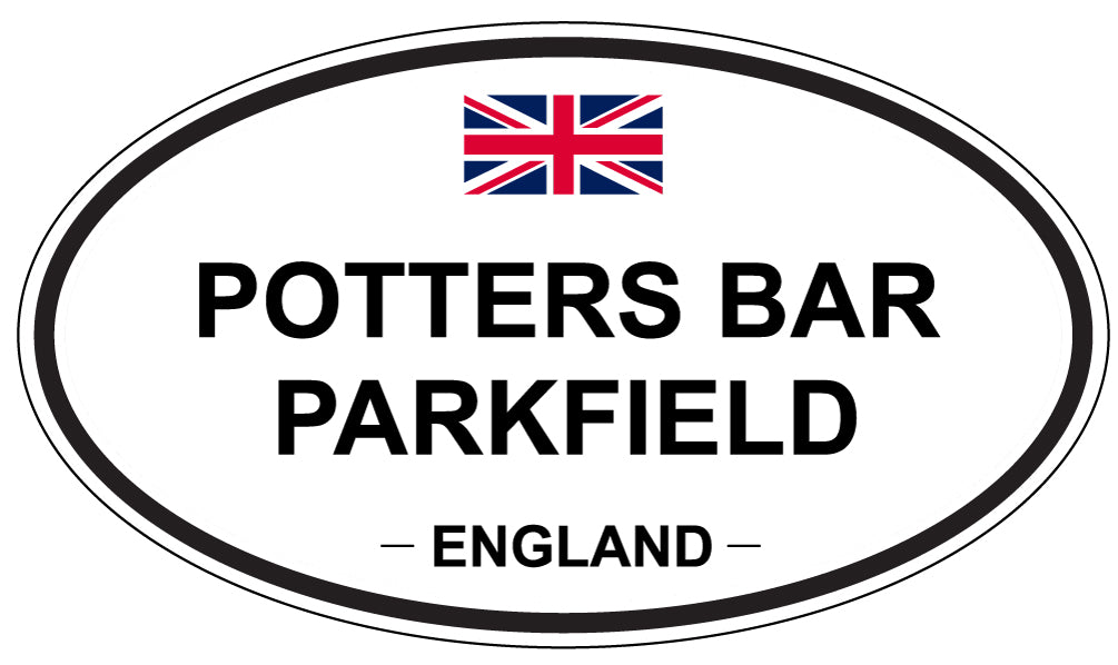 POTTERS BAR PARKFIELD, England - Oval Magnet
