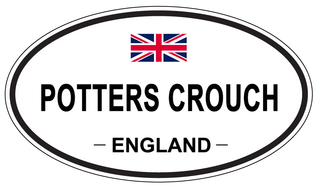 POTTERS CROUCH, England - Oval Magnet