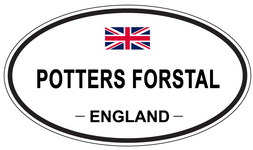 POTTERS FORSTAL, England - Oval Magnet