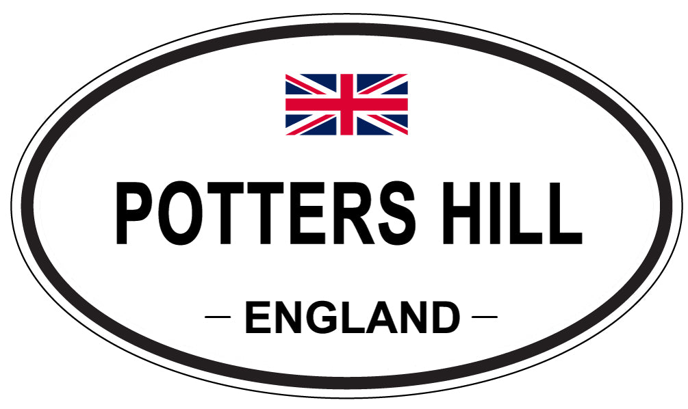 POTTERS HILL, England - Oval Magnet