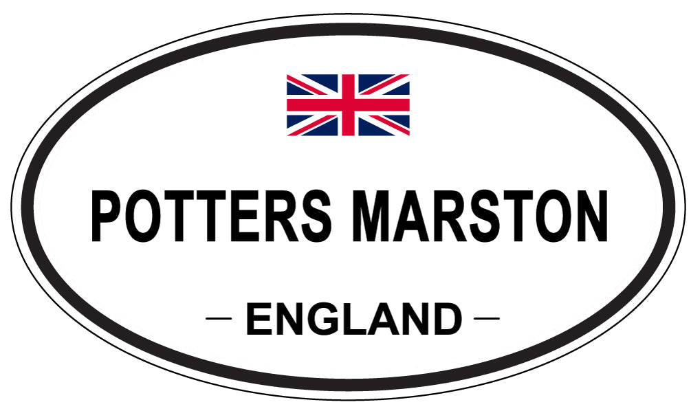 POTTERS MARSTON, England - Oval Magnet