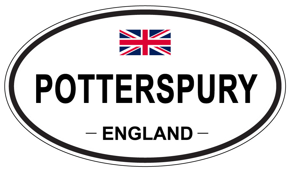 POTTERSPURY, England - Oval Magnet