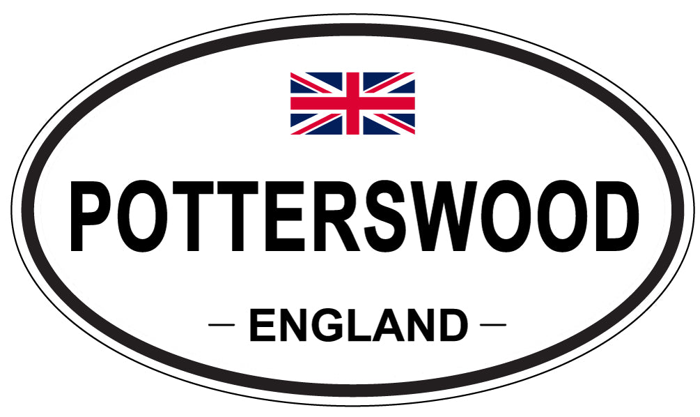 POTTERSWOOD, England - Oval Magnet