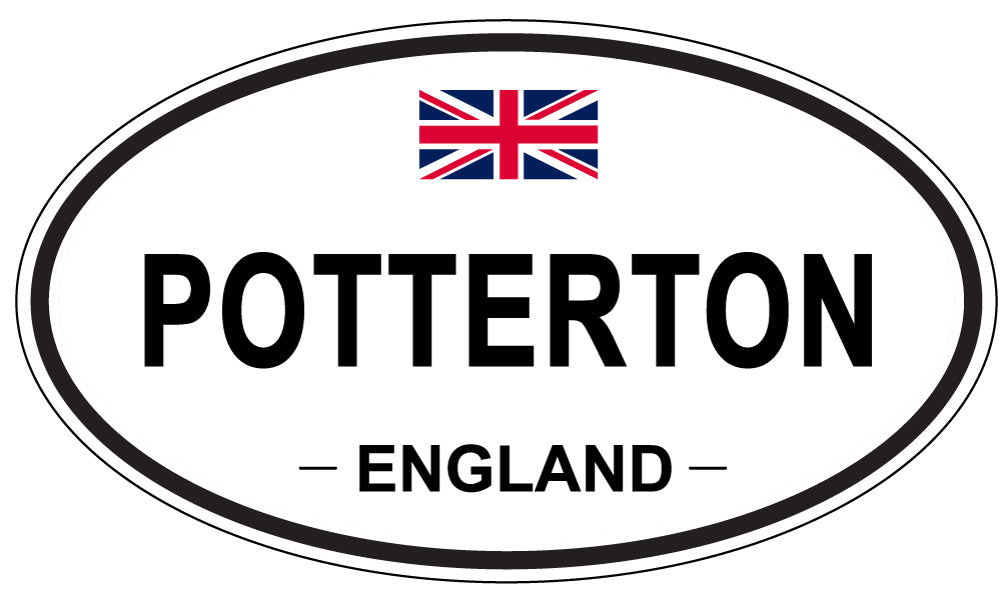 POTTERTON, England - Oval Magnet