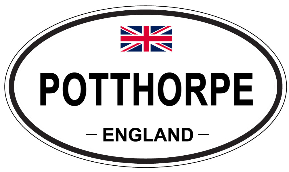 POTTHORPE, England - Oval Magnet