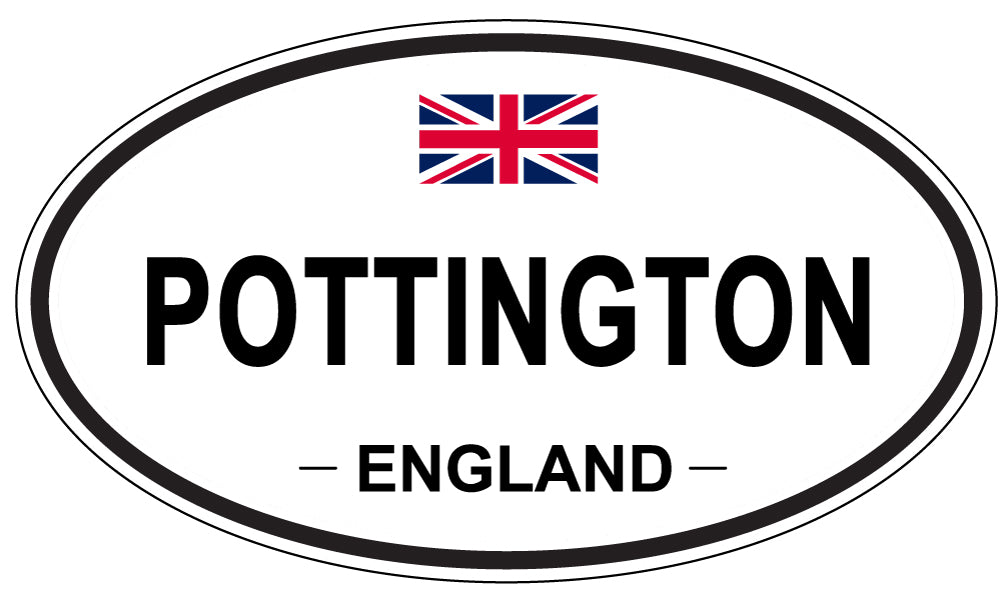 POTTINGTON, England - Oval Magnet