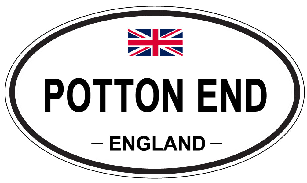 POTTON END, England - Oval Magnet