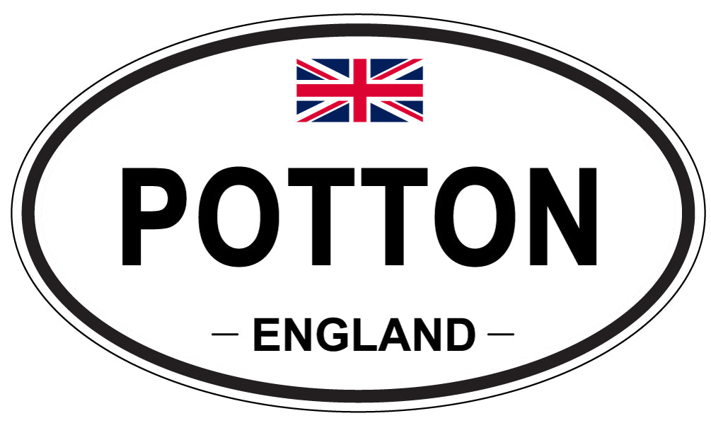 POTTON, England - Oval Magnet