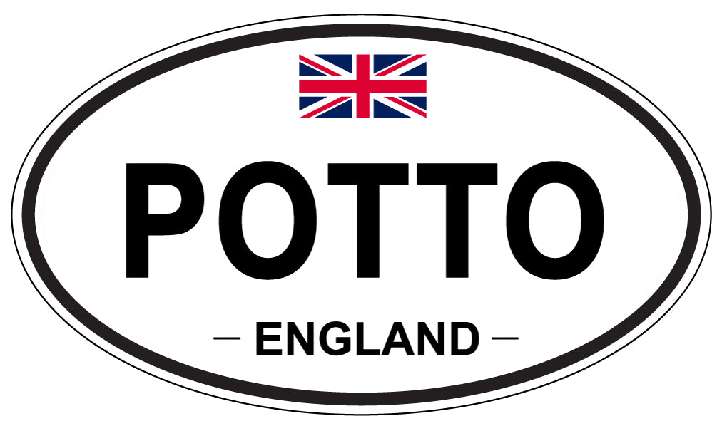 POTTO, England - Oval Magnet