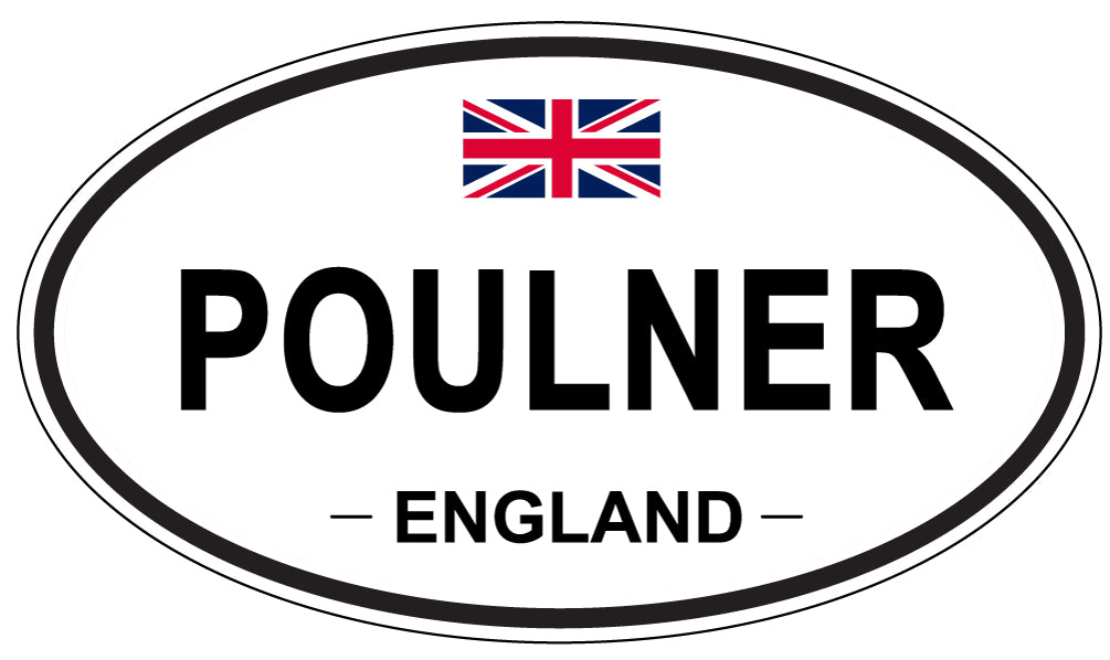 POULNER, England - Oval Magnet
