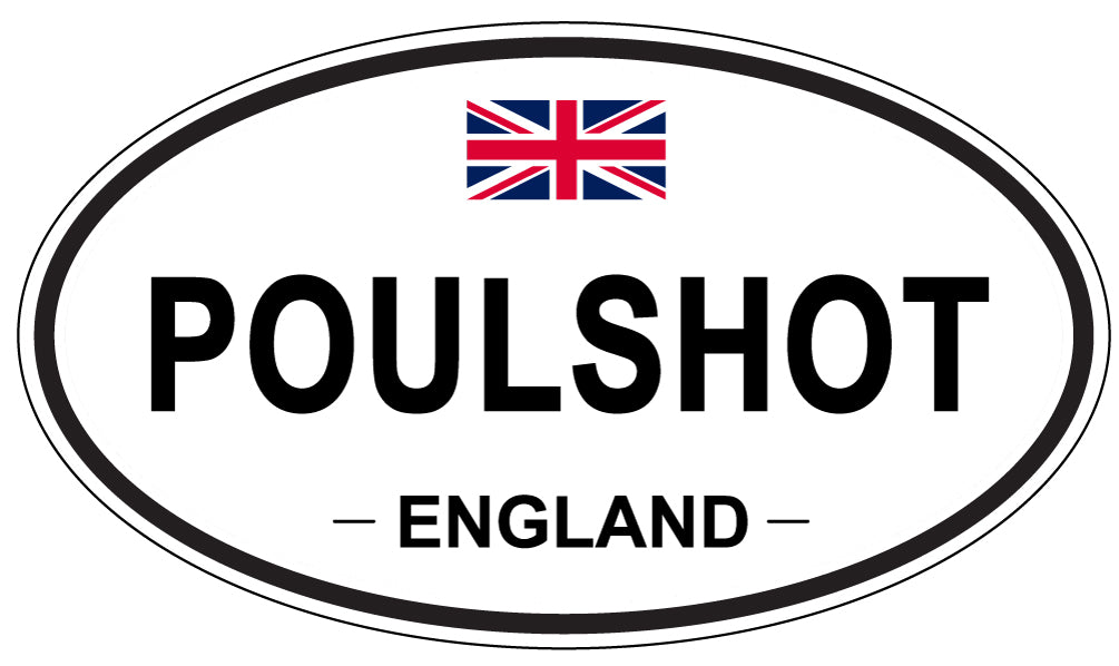 POULSHOT, England - Oval Magnet