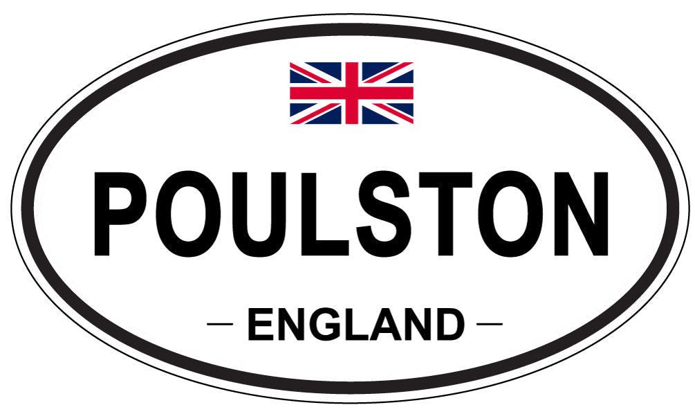 POULSTON, England - Oval Magnet