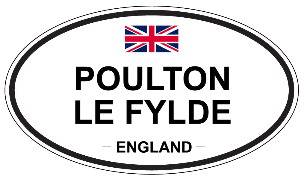 POULTON LE FYLDE, England - Oval Magnet