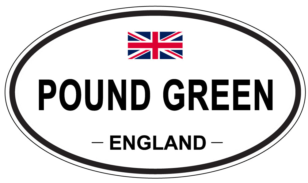 POUND GREEN, England - Oval Magnet