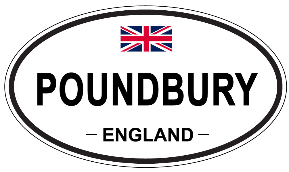 POUNDBURY, England - Oval Magnet