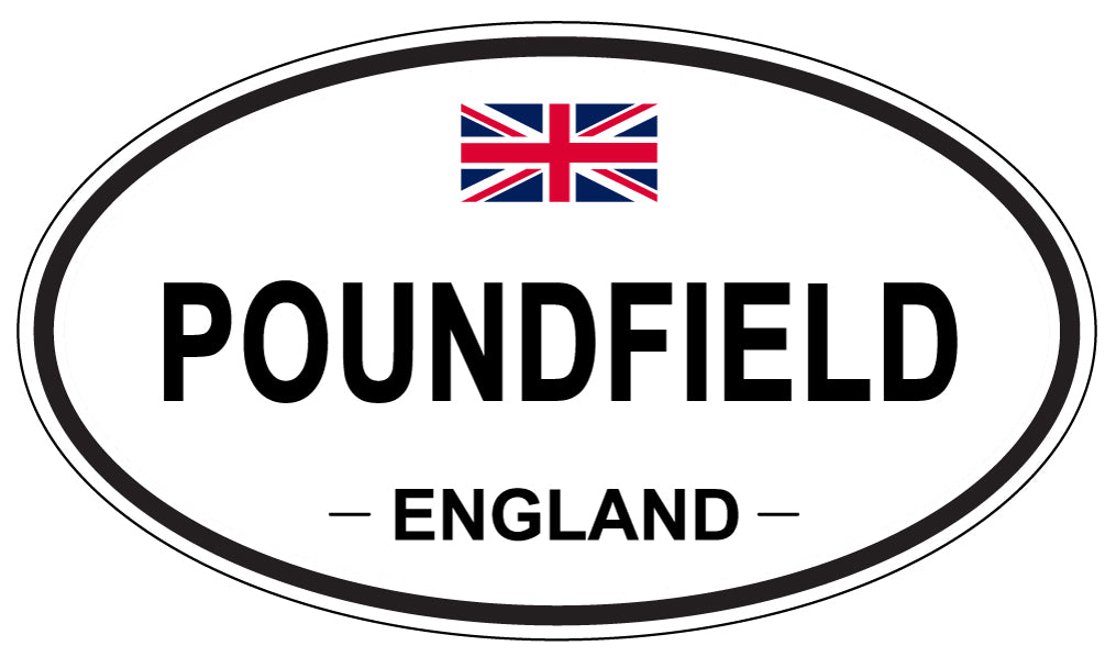 POUNDFIELD, England - Oval Magnet