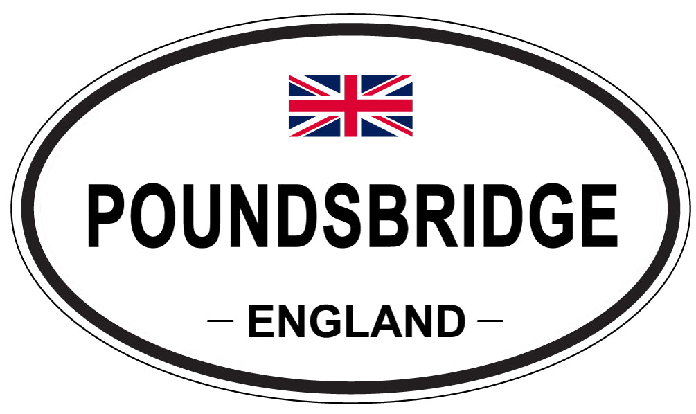 POUNDSBRIDGE, England - Oval Magnet