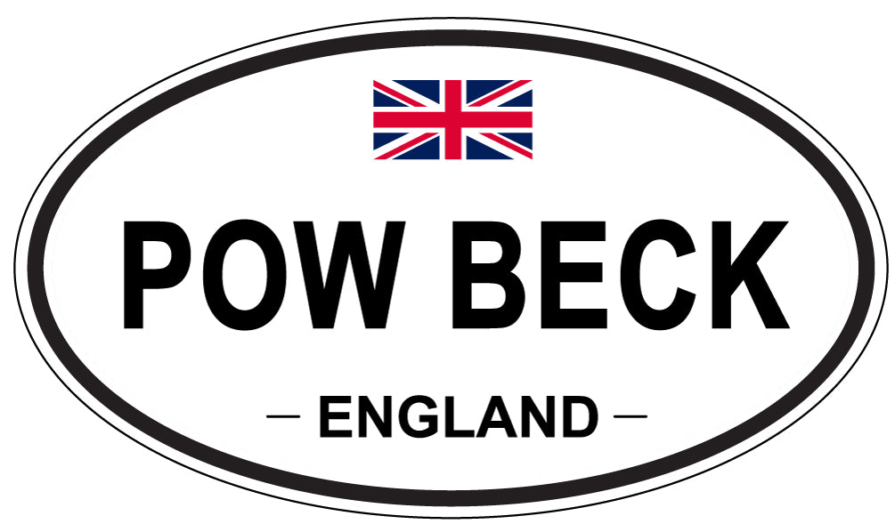POW BECK, England - Oval Magnet