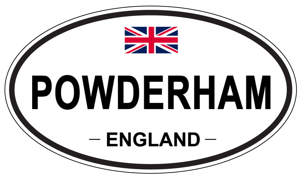 POWDERHAM, England - Oval Magnet