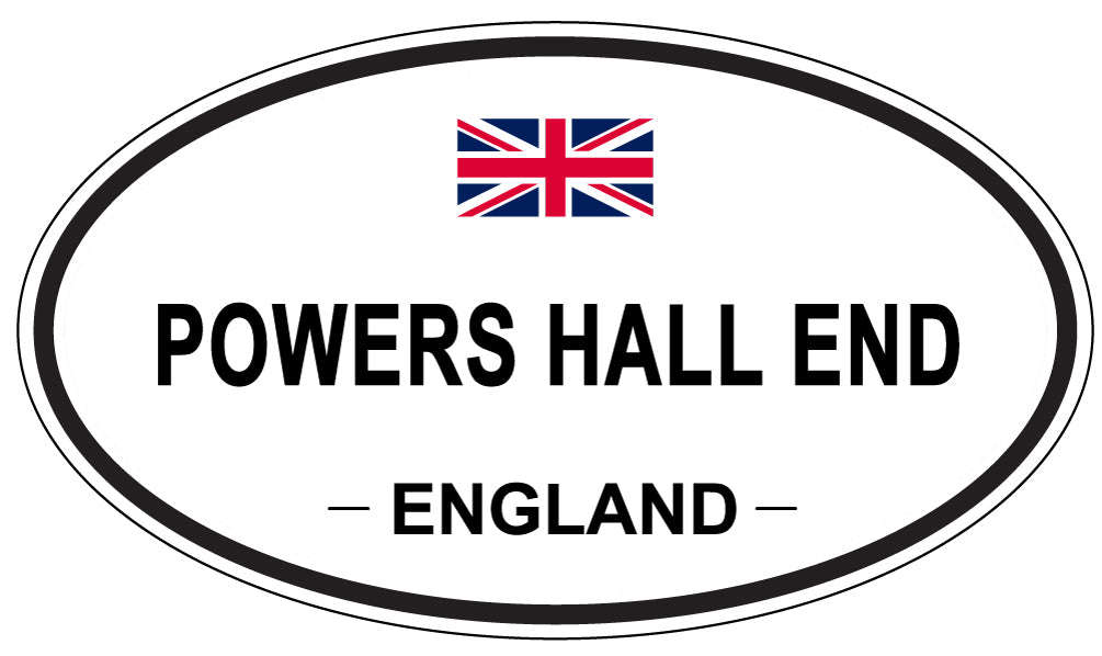 POWERS HALL END, England - Oval Magnet
