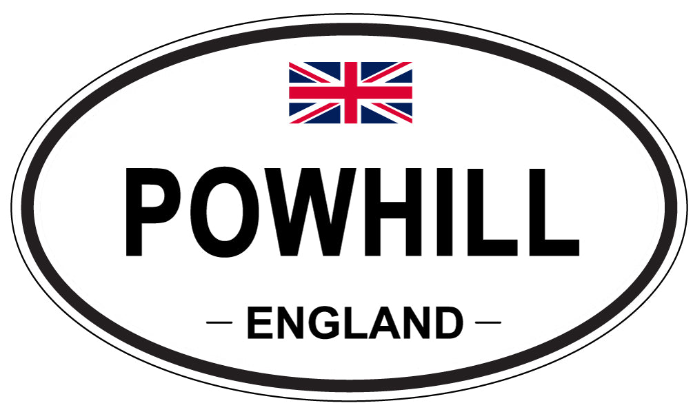 POWHILL, England - Oval Magnet