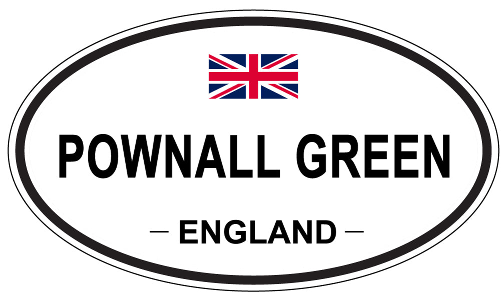 POWNALL GREEN, England - Oval Magnet