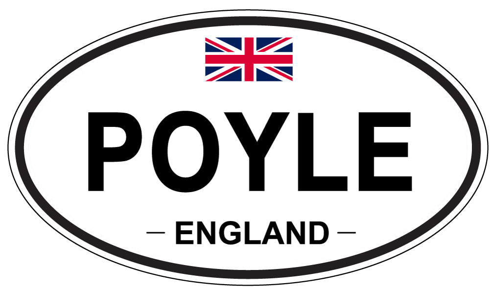 POYLE, England - Oval Magnet