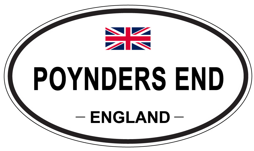 POYNDERS END, England - Oval Magnet