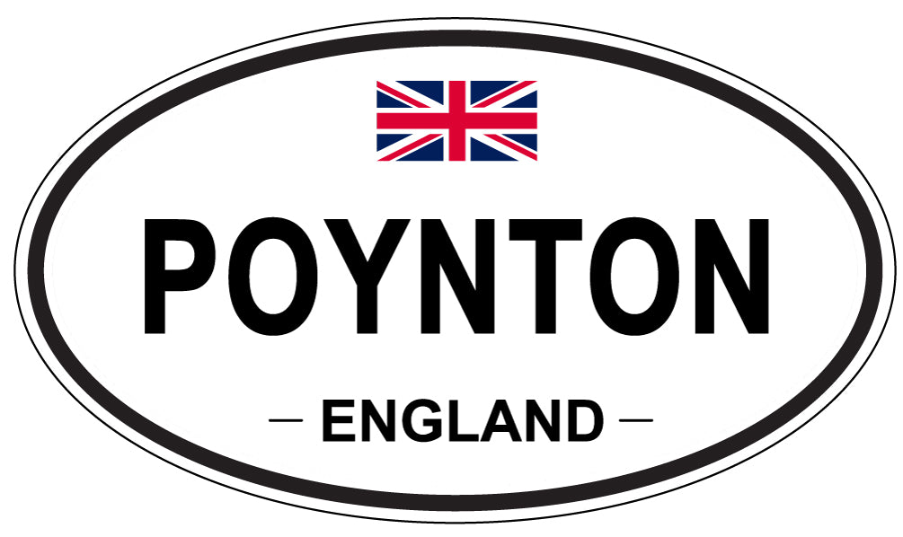 POYNTON, England - Oval Magnet