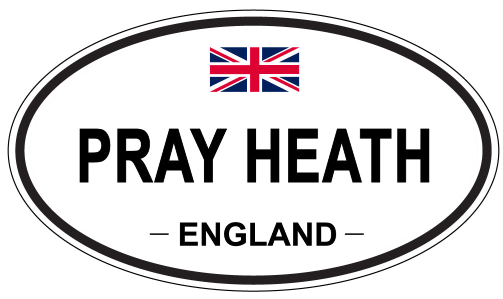 PRAY HEATH, England - Oval Magnet