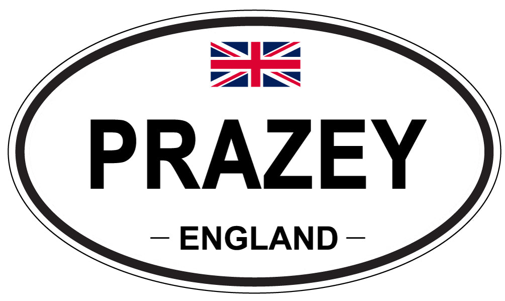 PRAZEY, England - Oval Magnet