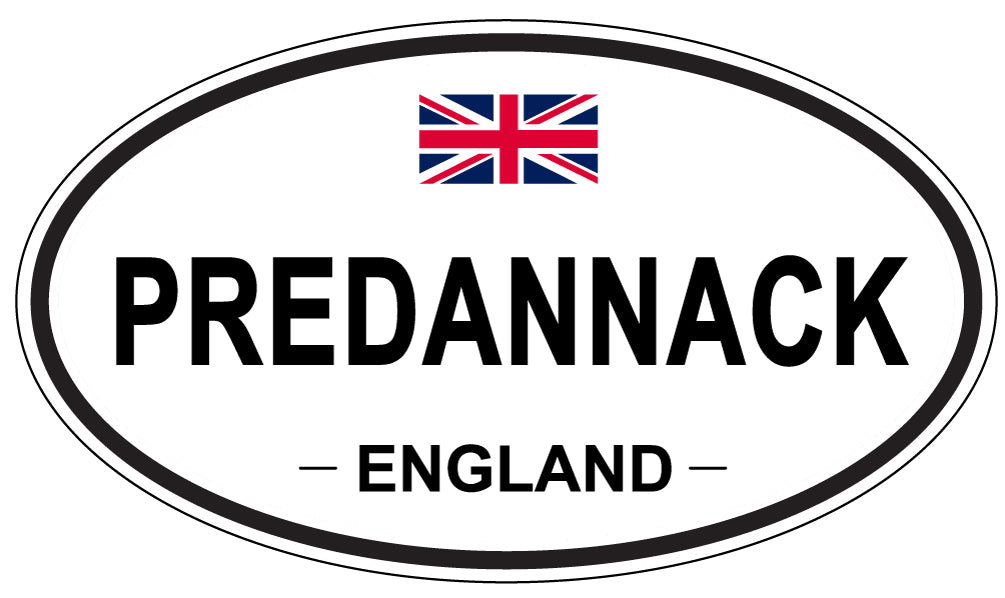 PREDANNACK, England - Oval Magnet