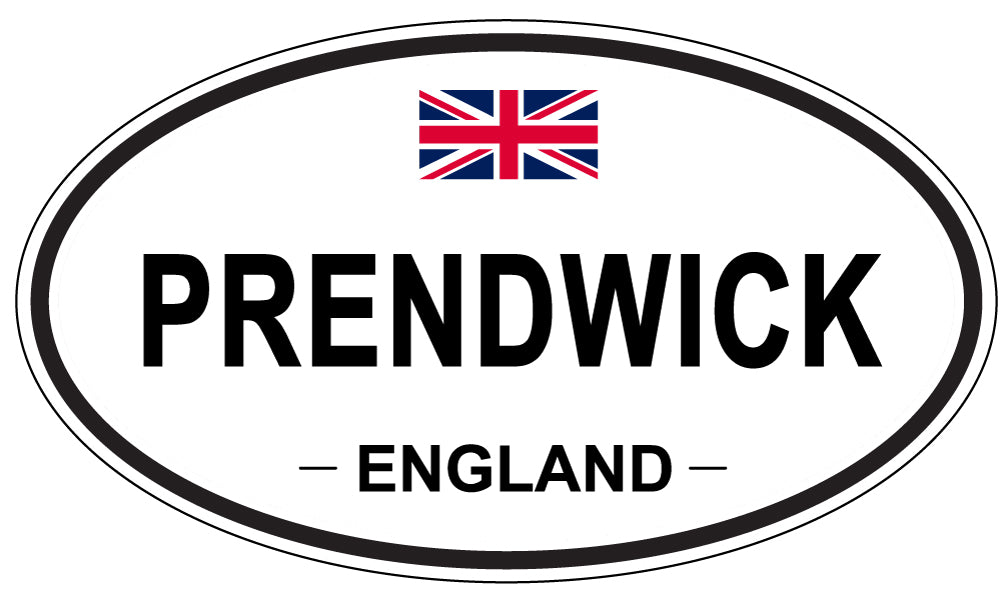 PRENDWICK, England - Oval Magnet