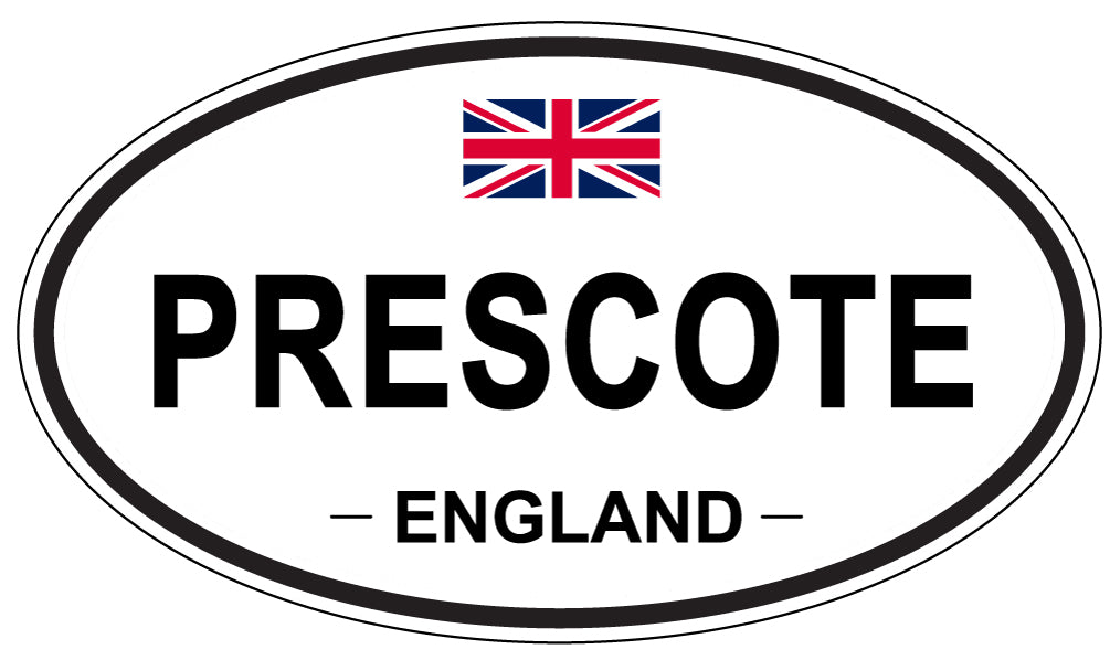 PRESCOTE, England - Oval Magnet