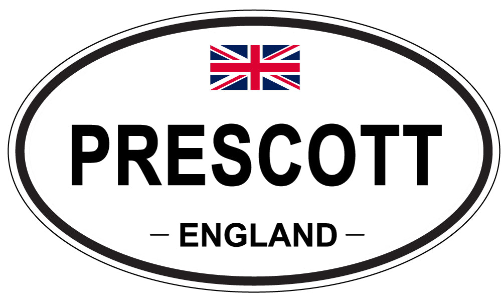PRESCOTT, England - Oval Magnet