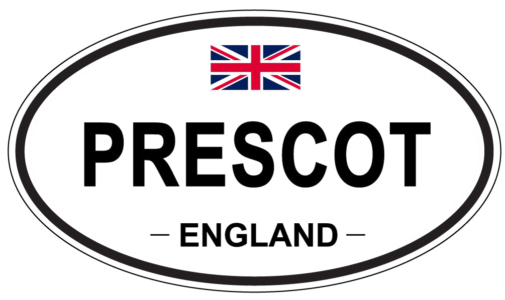 PRESCOT, England - Oval Magnet