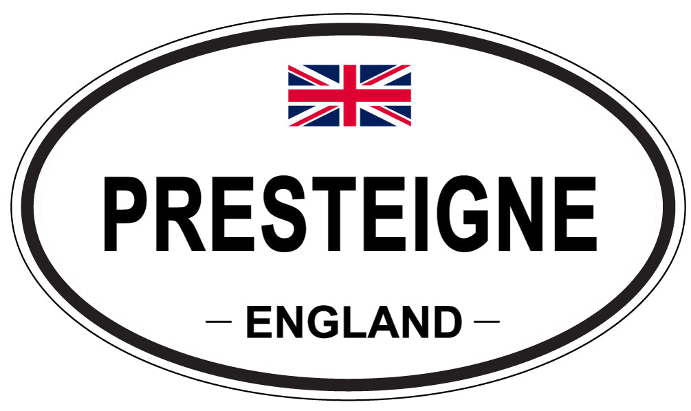 PRESTEIGNE, England - Oval Magnet