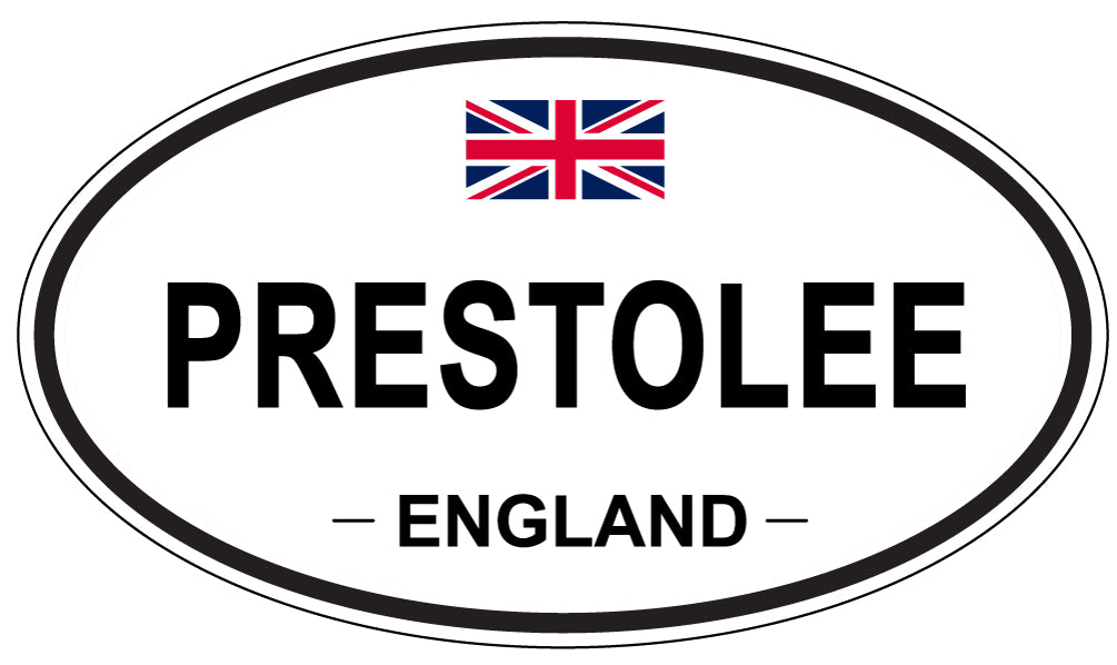 PRESTOLEE, England - Oval Magnet