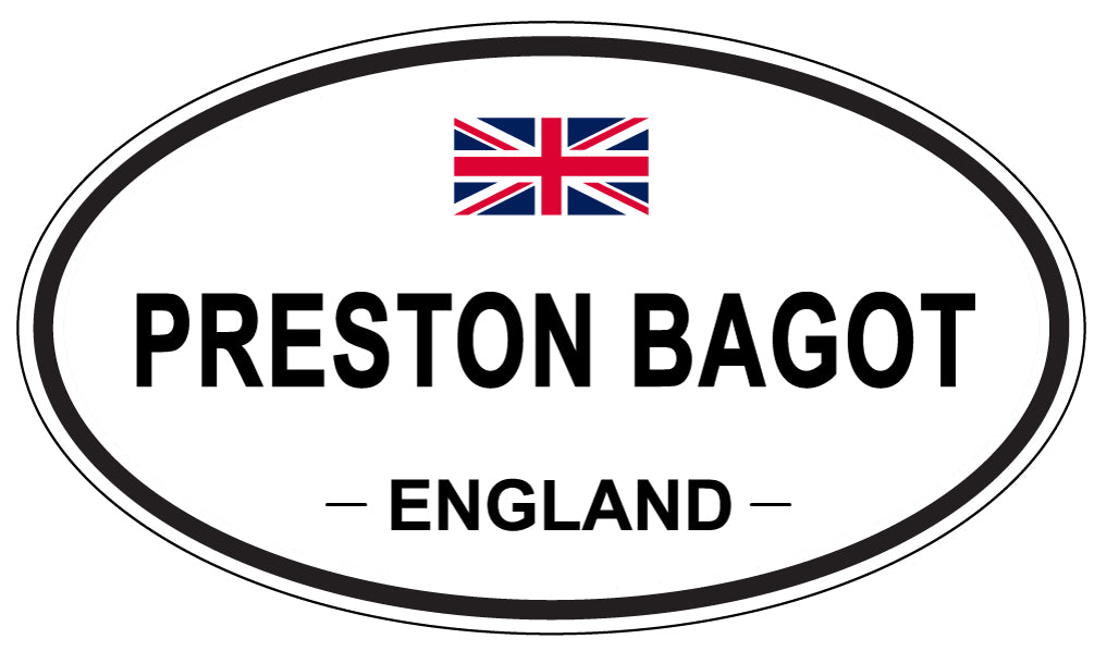 PRESTON BAGOT, England - Oval Magnet