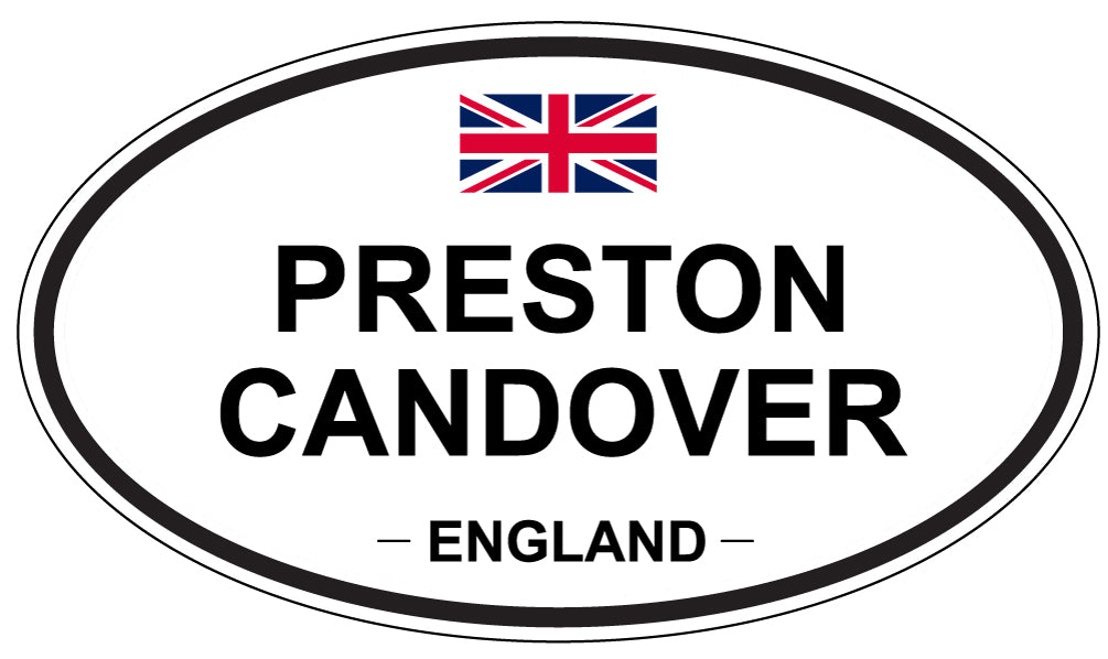 PRESTON CANDOVER, England - Oval Magnet