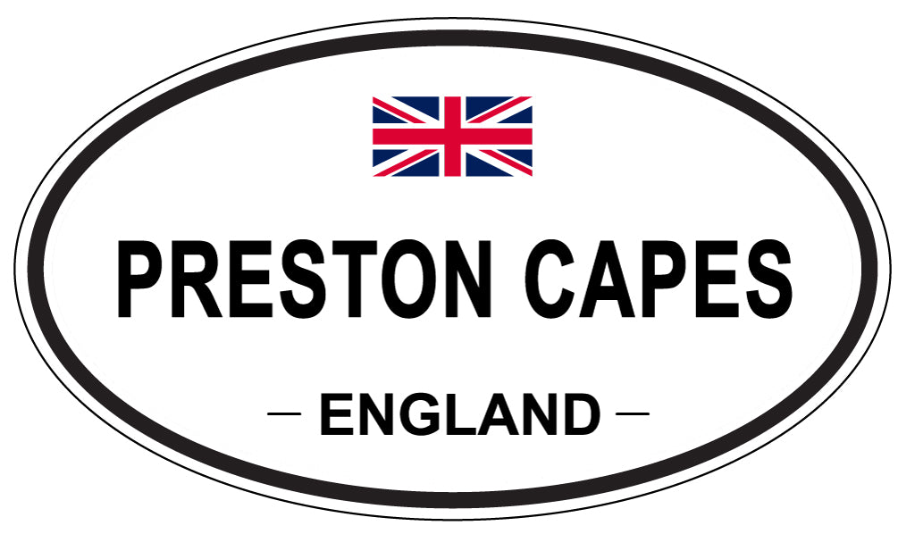 PRESTON CAPES, England - Oval Magnet