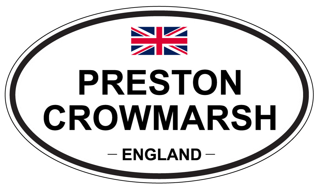 PRESTON CROWMARSH, England - Oval Magnet
