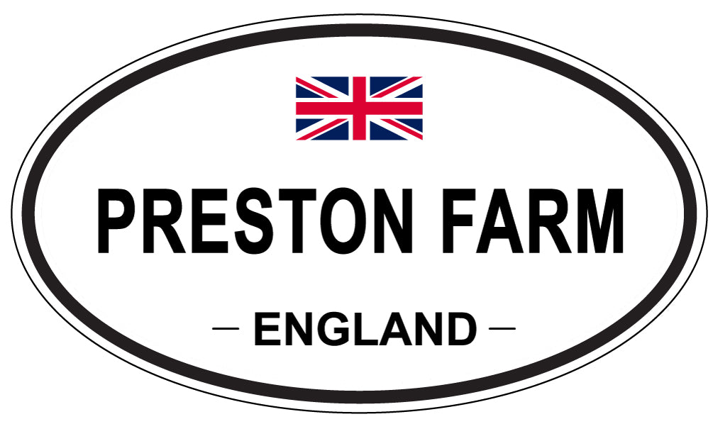 PRESTON FARM, England - Oval Magnet
