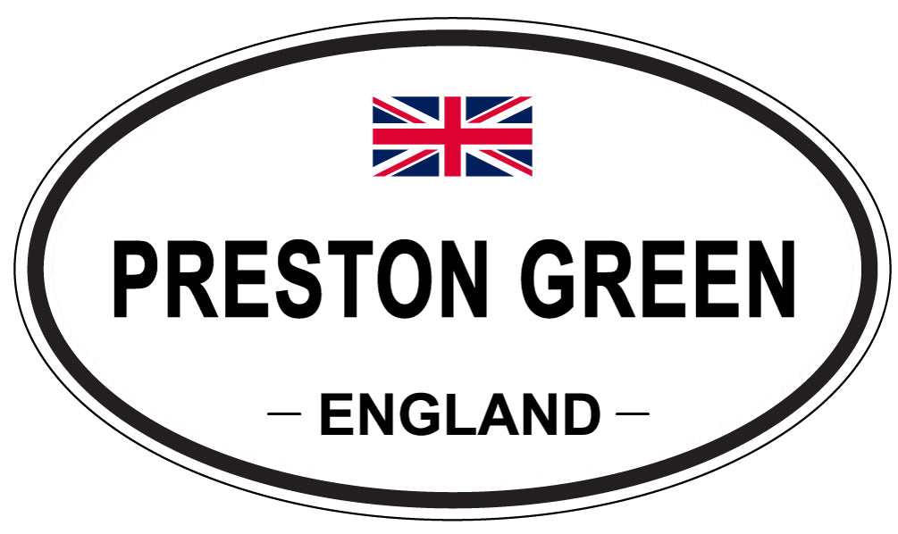 PRESTON GREEN, England - Oval Magnet