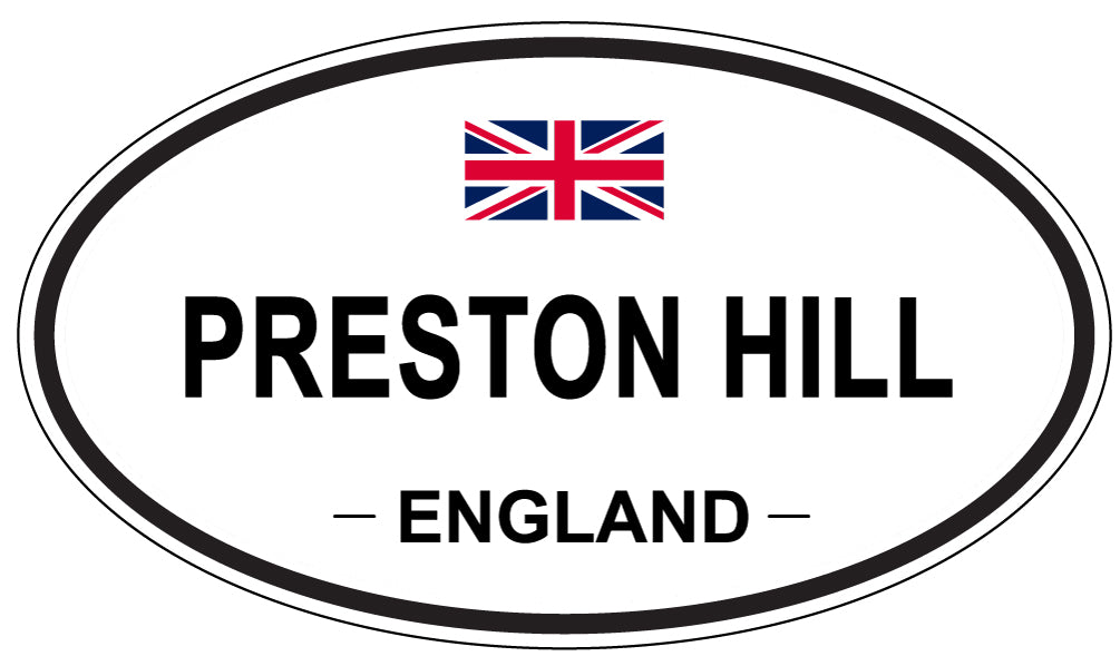 PRESTON HILL, England - Oval Magnet