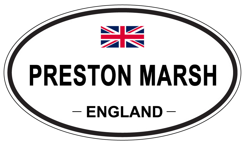 PRESTON MARSH, England - Oval Magnet