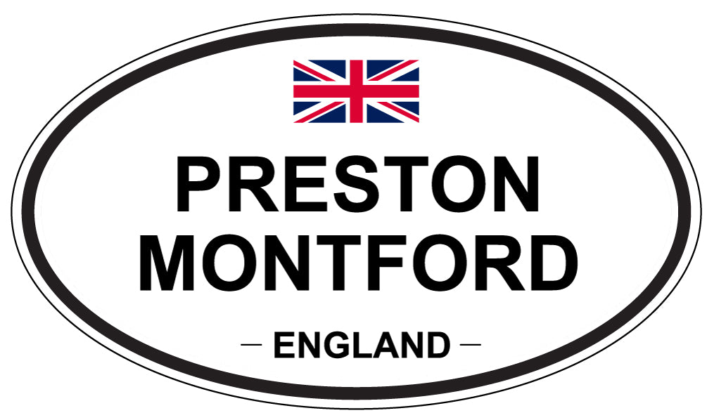 PRESTON MONTFORD, England - Oval Magnet